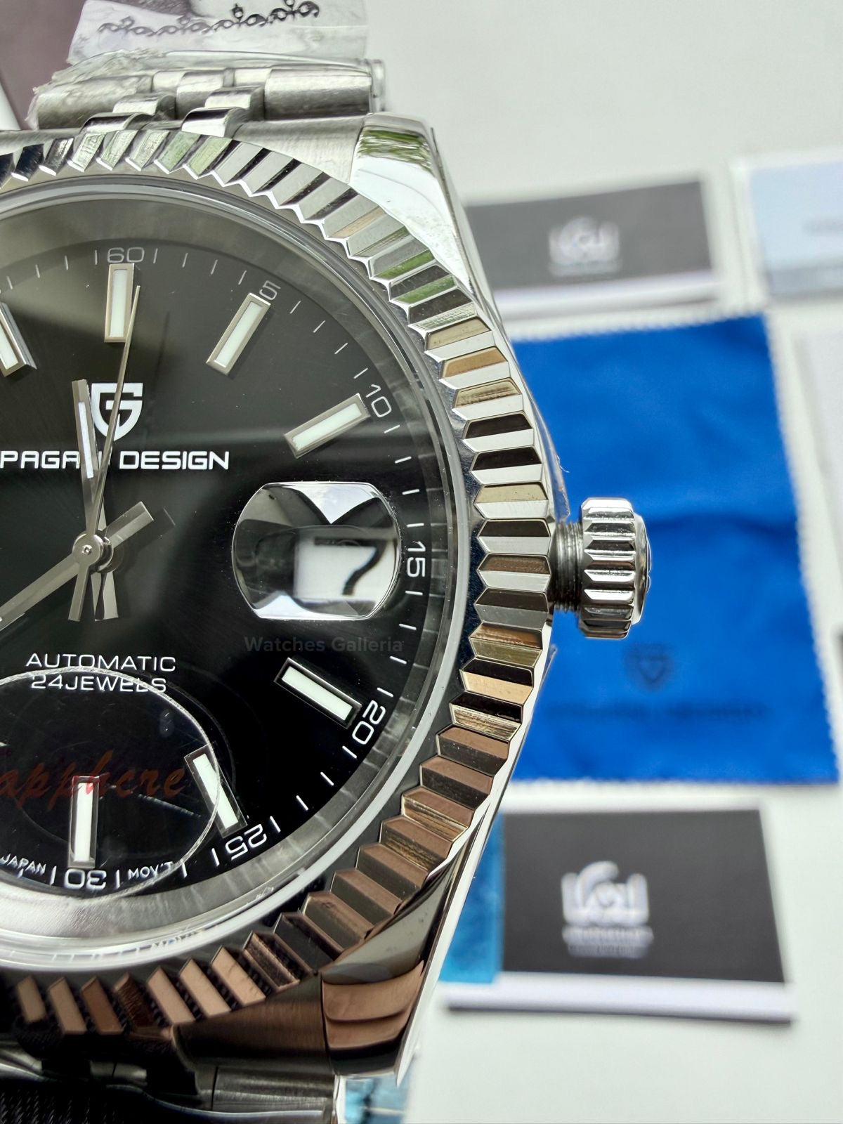 Pagani Design Datejust Automatic PD1645 (Black) Pagani Design in Pakistan