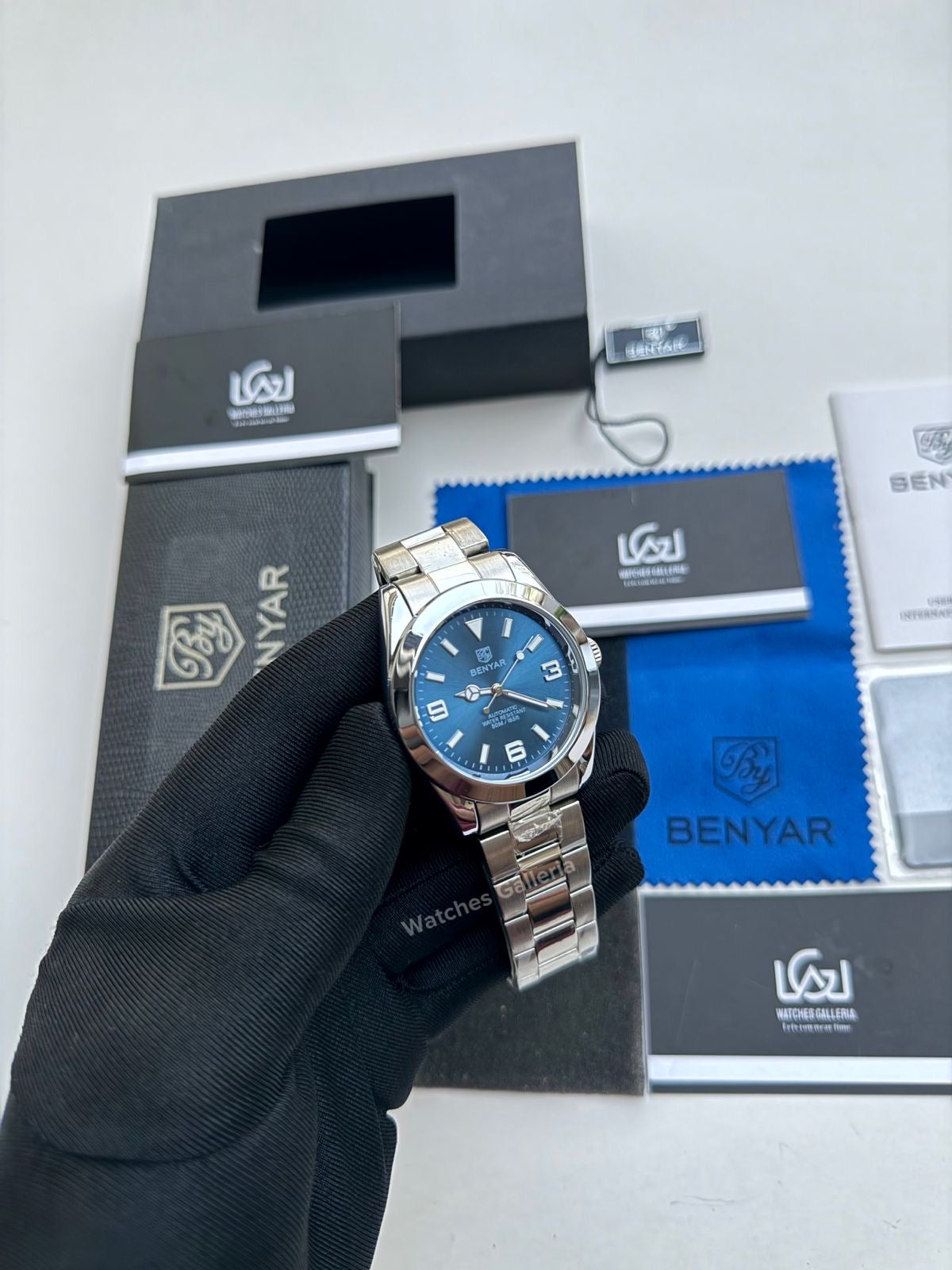 Benyar Explorer Automatic (Blue) BY5177 Watches Galleria