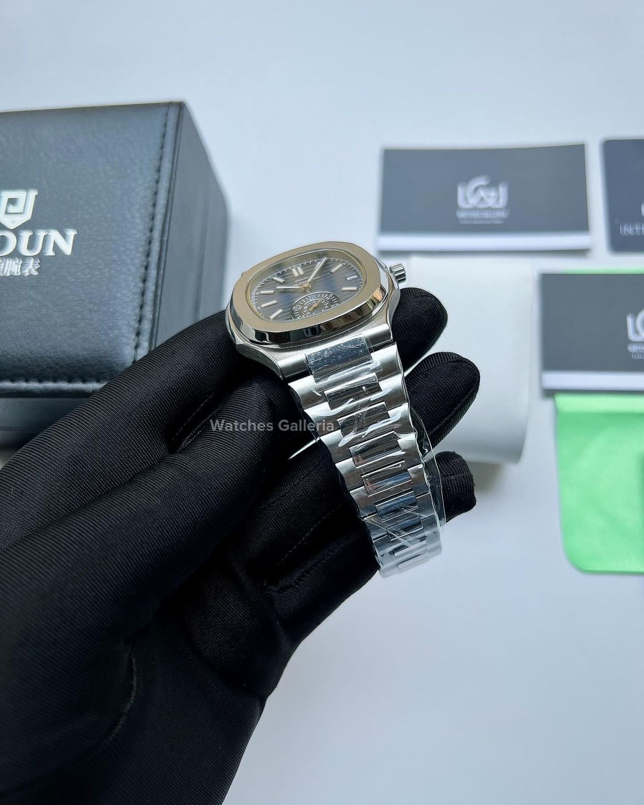 Didun Nautilus Sub Dial Quartz (Blue) PD49 Watches Galleria