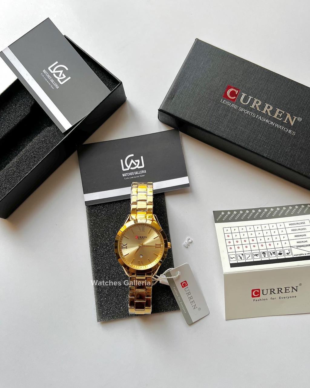 Curren Datejust Ladies Watch Quartz (Rose Gold/White) C9007