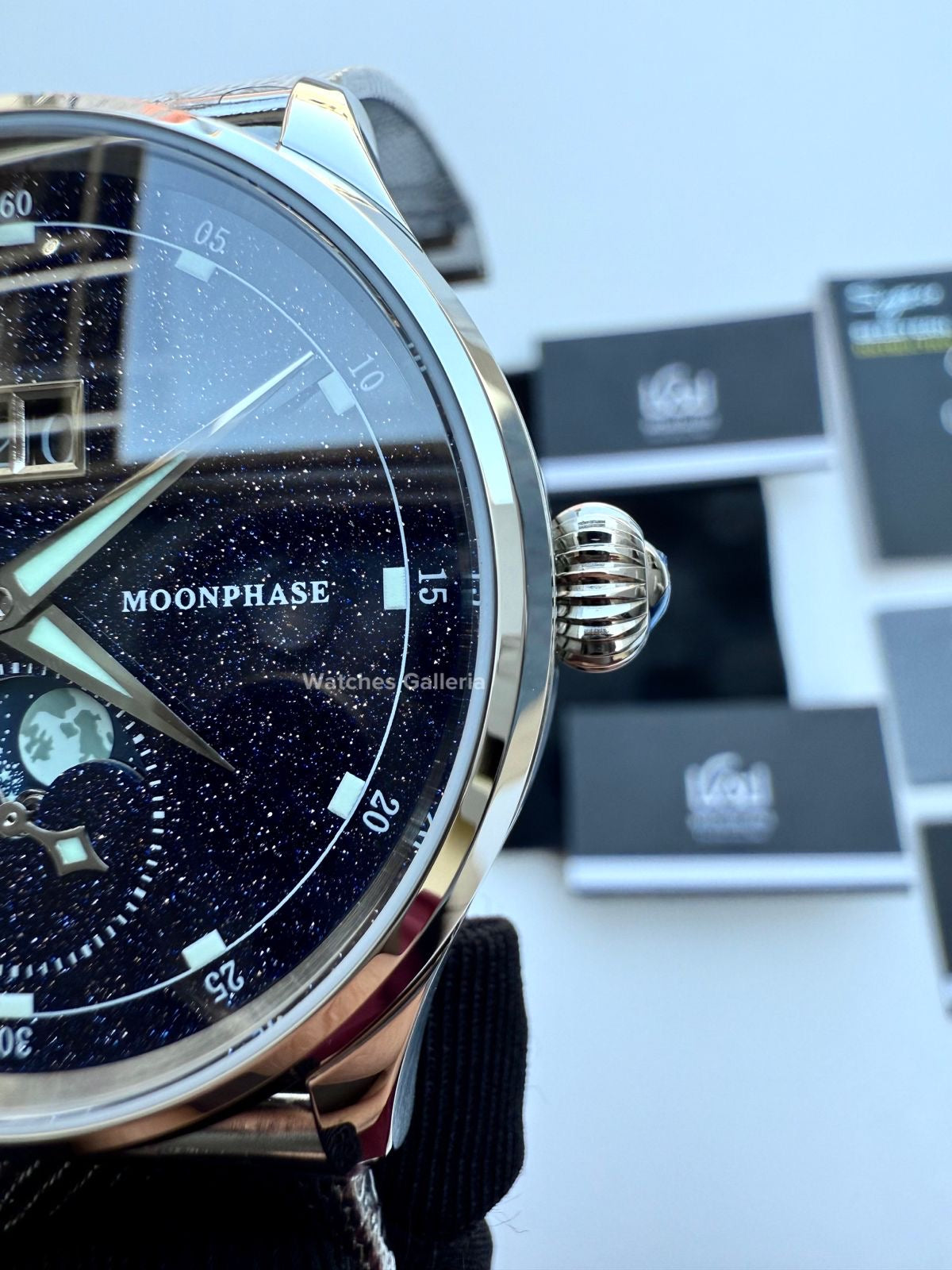 Sugess Moonphase Automatic S401B (Mesh Strap Exclusive) Watches Galleria
