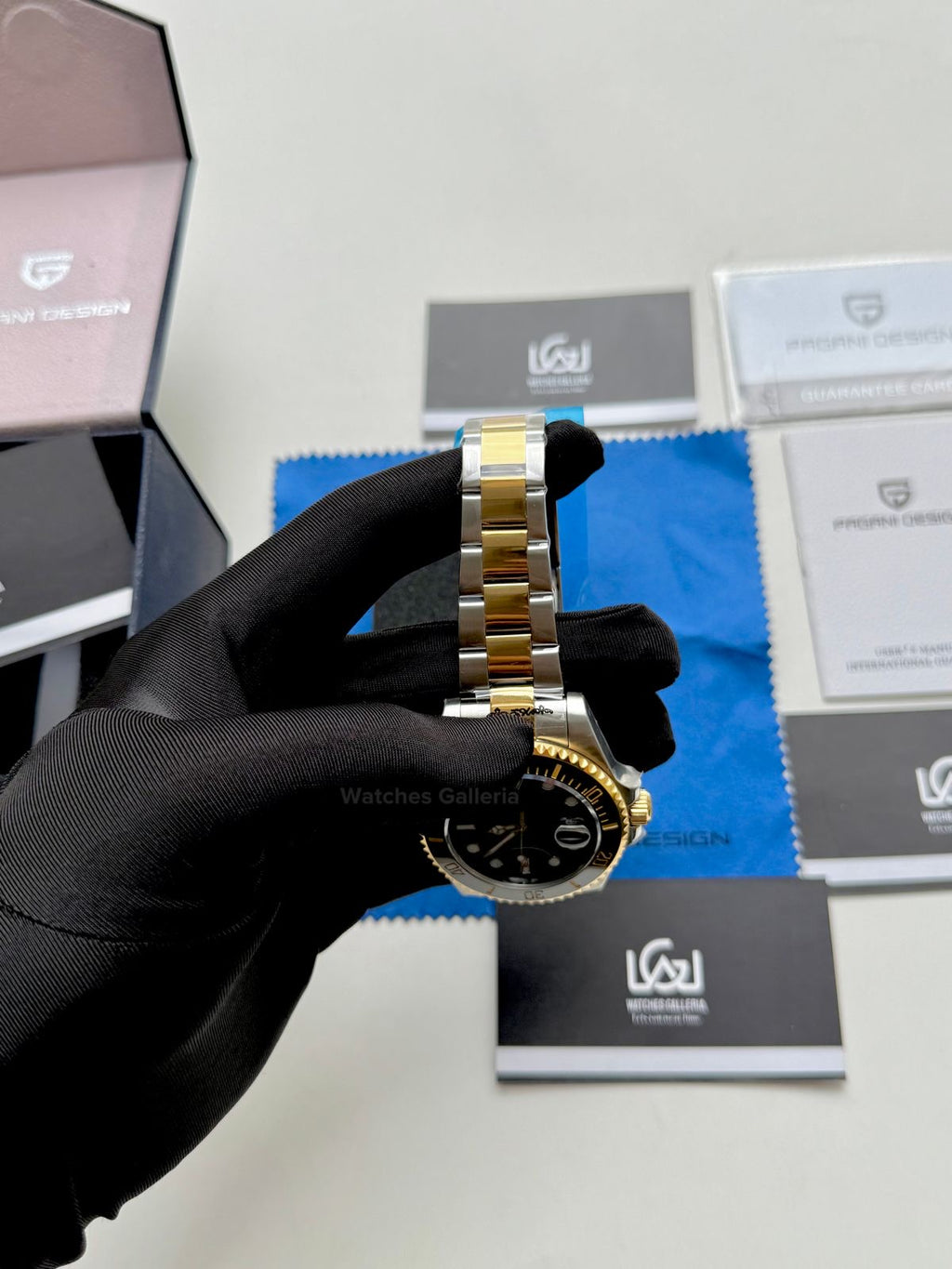 Pagani Design Submariner Automatic PD1639 (Gold Black) Pagani Design in Pakistan