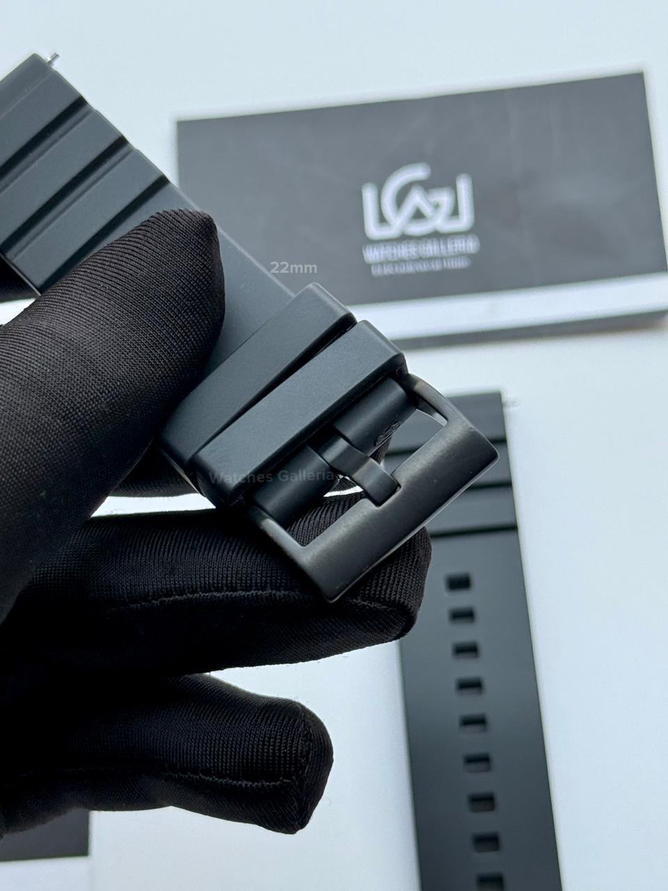 Premium Silicone Rubber Strap 22mm – Quick Release Pin Buckle | Black Buckle | Universal Fit for 22mm Watches