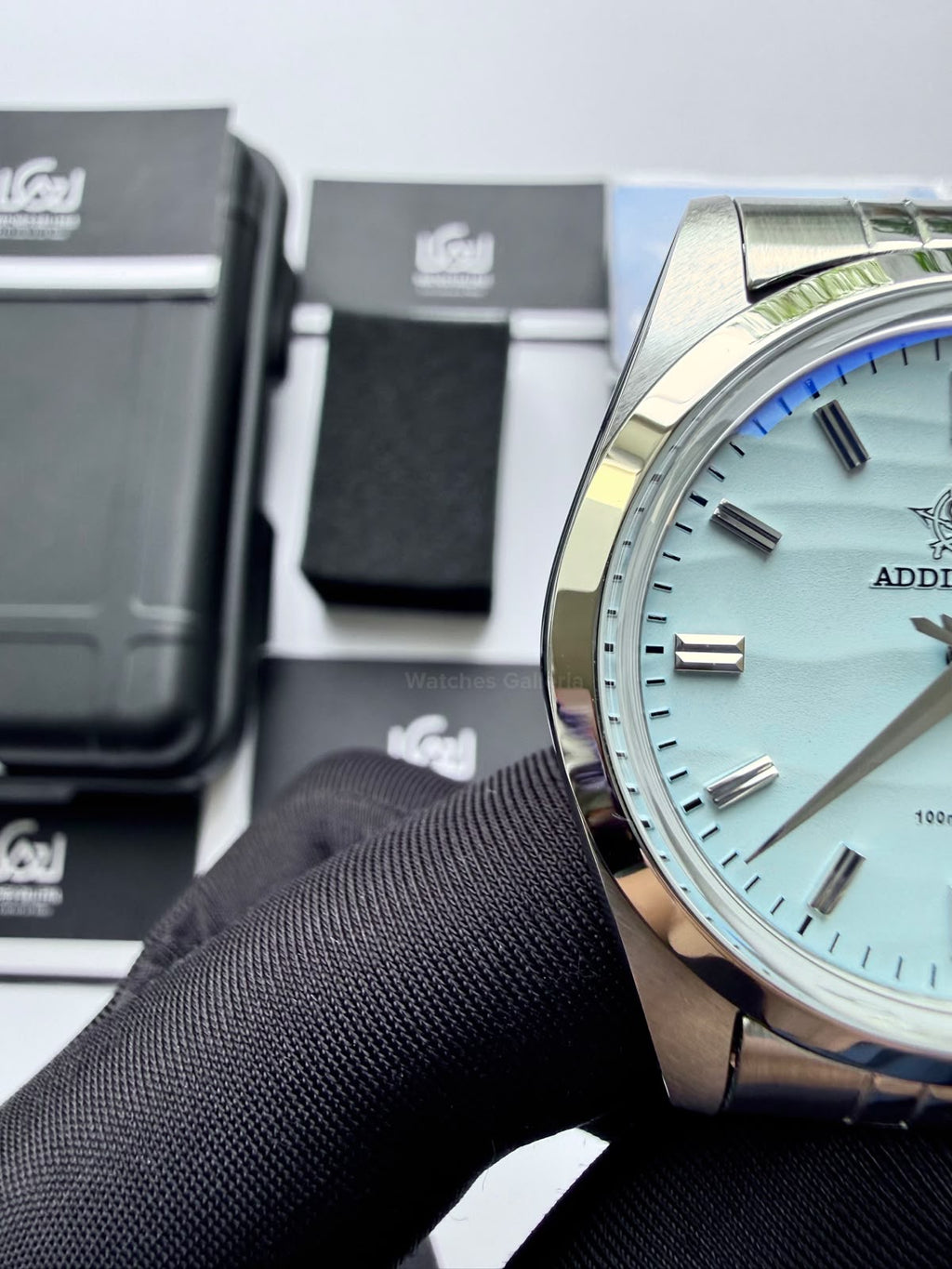 Addiesdive AD2030 Desert Jubilee White Unisex Watch – 36mm Classic Desert Dial, Japan VH31 Quartz Movement, Blue Anti-Glare Mineral Glass & Genuine Jubilee Strap