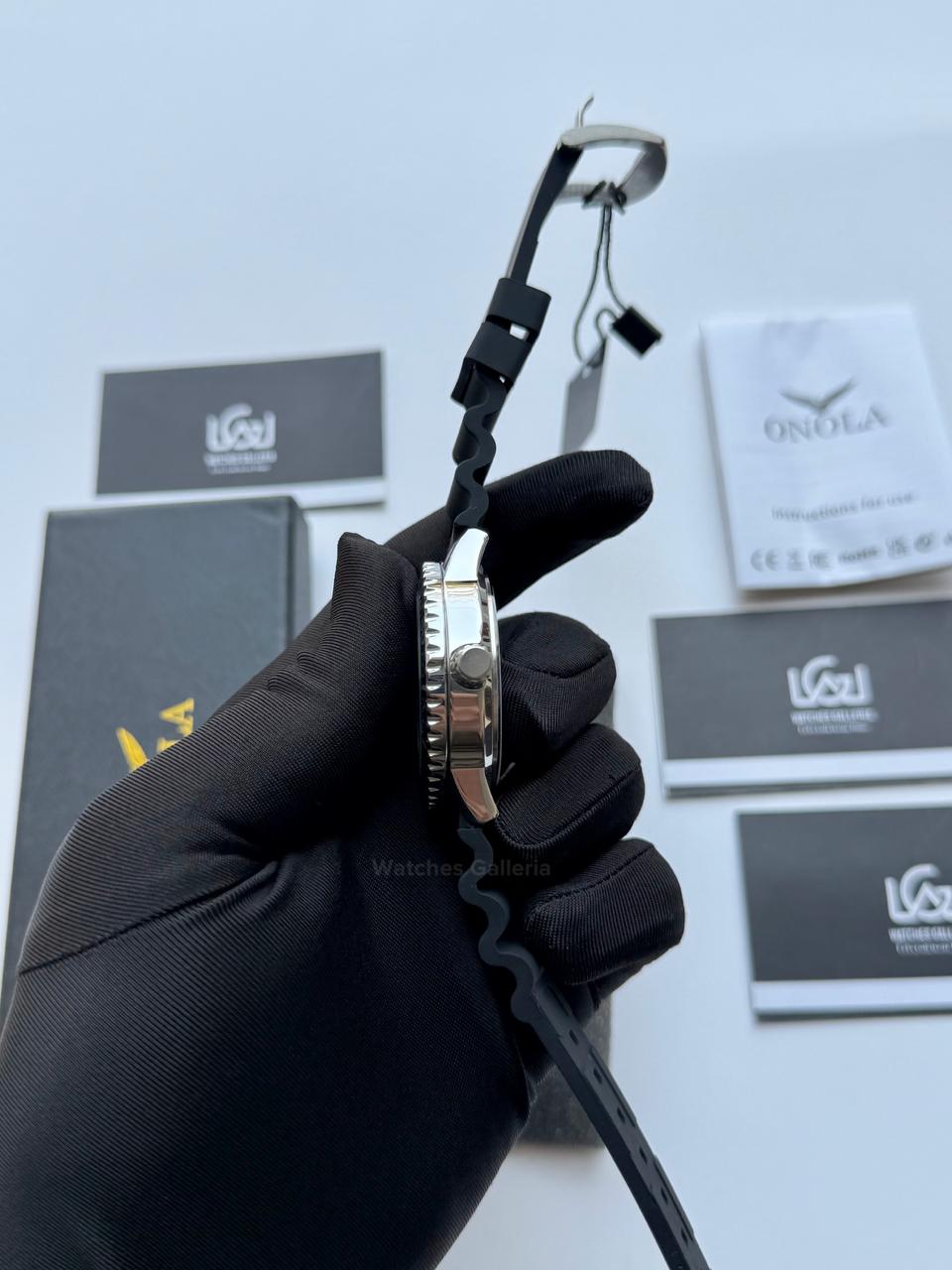 Onola 3850 Sports Diving Style Quartz (Silver) Onola Pakistan