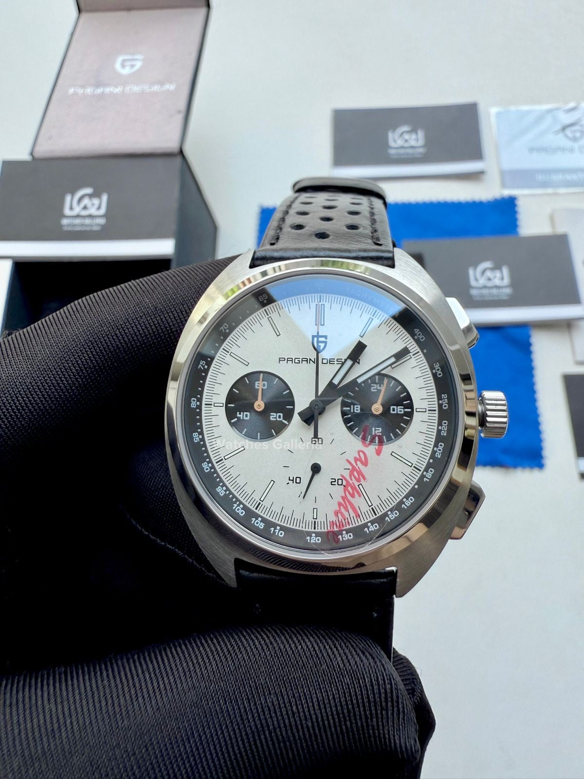 Pagani Design Vintage Chronograph Quartz PD1782 (White) Pagani Design in Pakistan