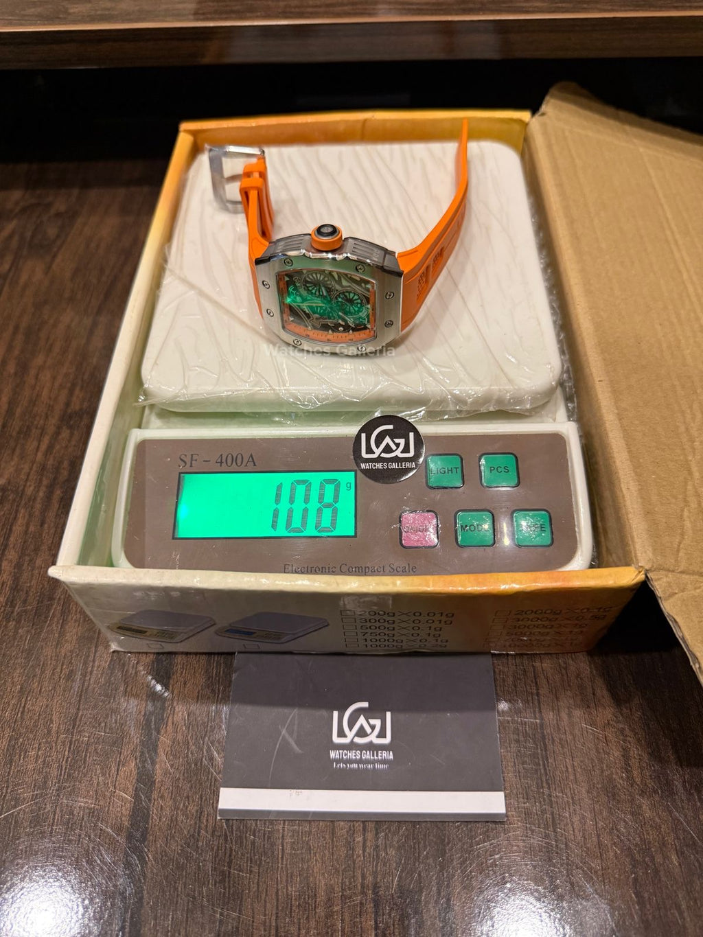 Pagani Design Tonneau Calendar Quartz PDys012 (Orange) Pagani Design in Pakistan