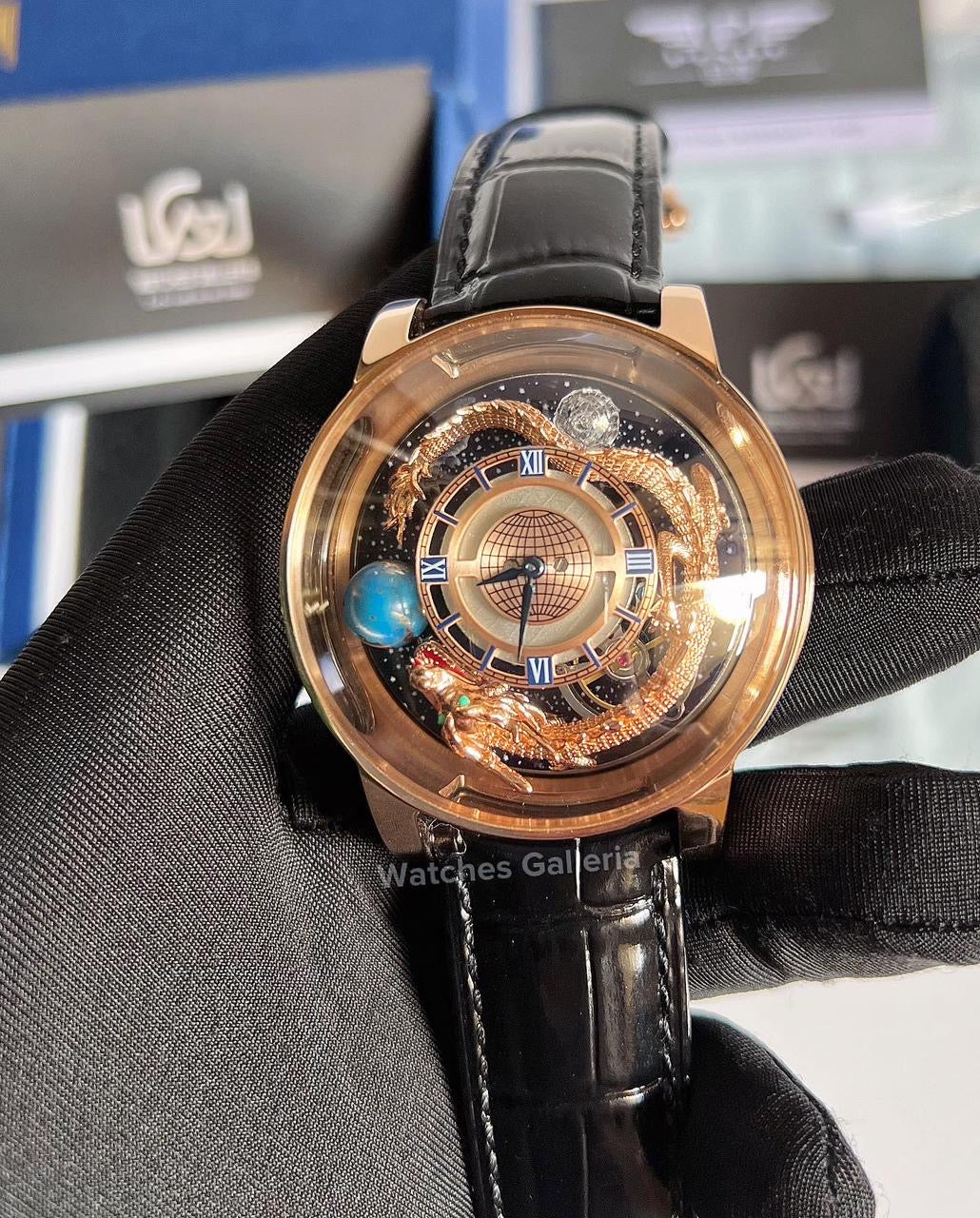 Pindu Design Astronomia Dragon Quartz (Rose Gold) P6532