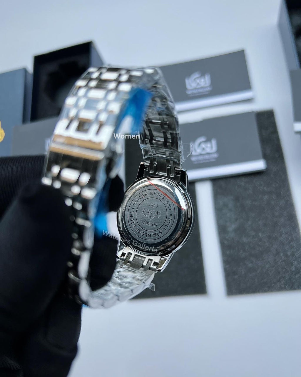 Lige Date Day Couple Watch (Silver) Lige9846 Lige10007L