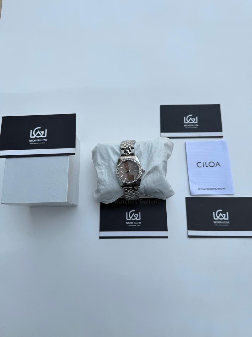 Ciloa 602 Datejust Ladies Watch Quartz (Chocolate) Ciloa Watch Pakistan
