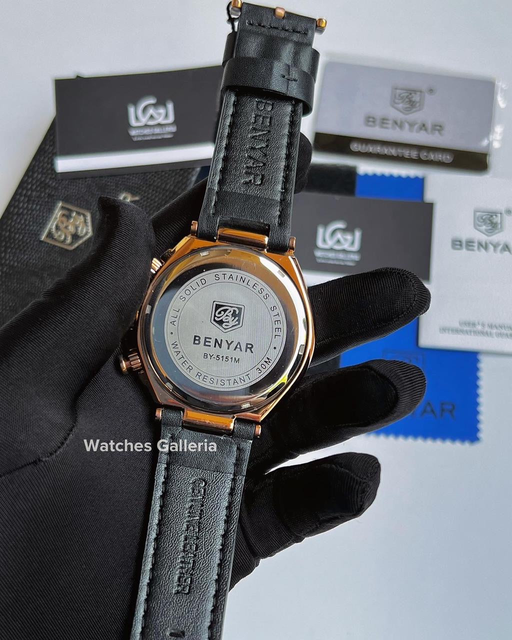 Benyar Chronograph Quartz (Black Gold) BY5151