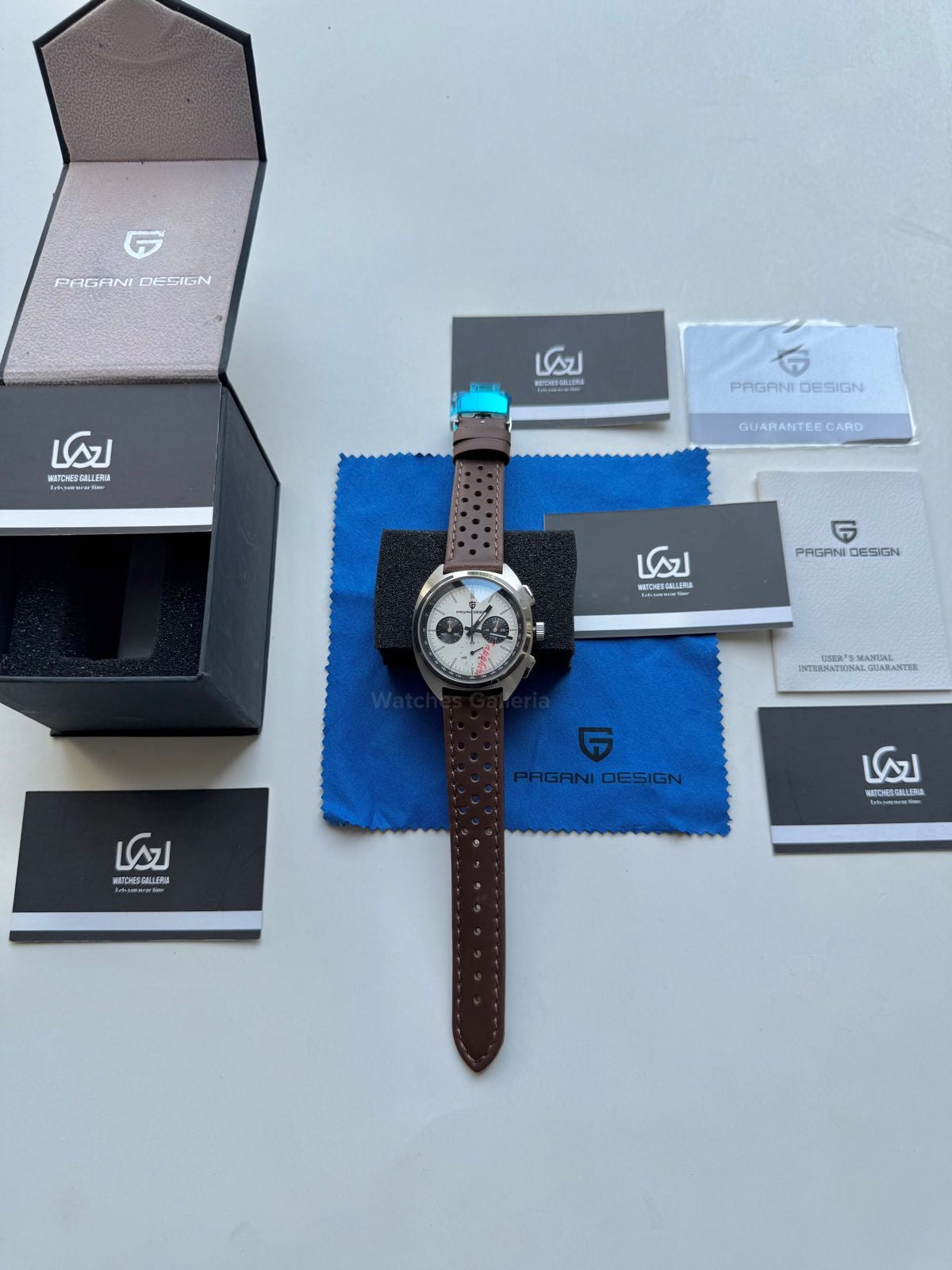 Pagani Design Vintage Chronograph Quartz PD1782 (White) Pagani Design in Pakistan