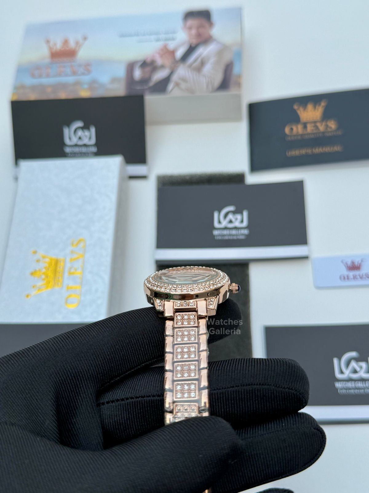Olevs Stones Women Watch Quartz Olevs9943 Watches Galleria