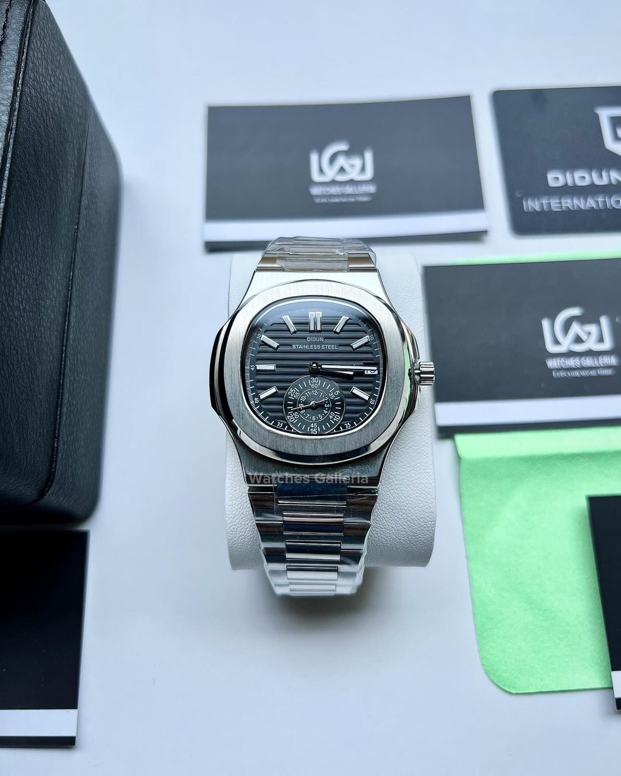 Didun Nautilus Sub Dial Quartz (Black) PD49 Watches Galleria