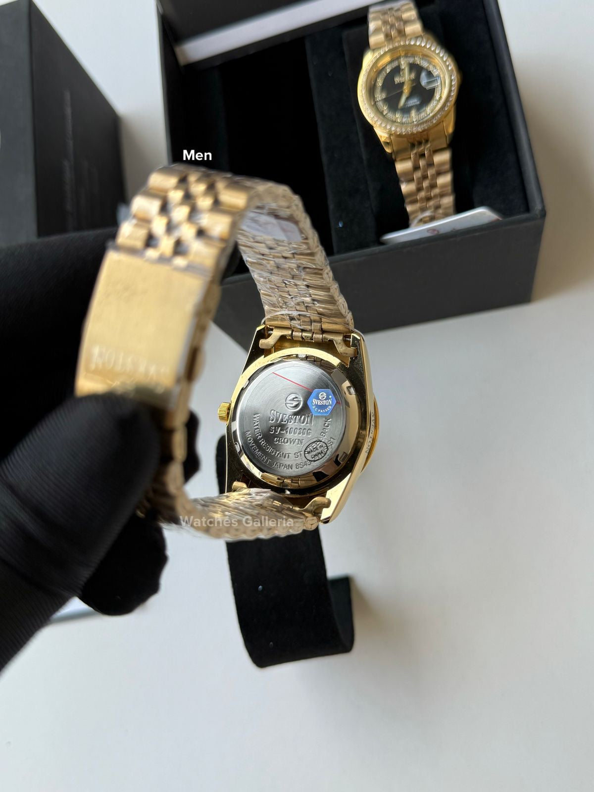 Sveston Couple Watch Quartz Datejust (Stones) SV10030G Watches Galleria
