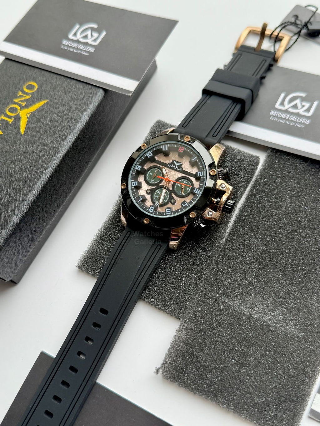 Onola Chronofighter ON6858 (Black Gold) Onola Watch