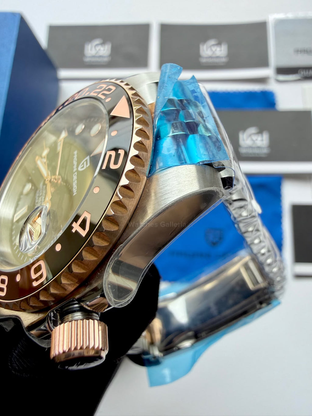 Pagani Design PD1662 GMT Master II Rootbeer Jubilee Limited Edition Automatic Watch | DG5833 GMT | Sapphire Crystal | 100M Waterproof | Pakistan