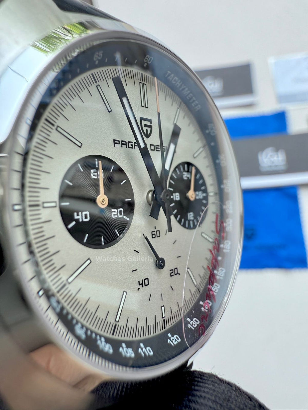 Pagani Design Vintage Chronograph Quartz PD1782 (White) Pagani Design in Pakistan