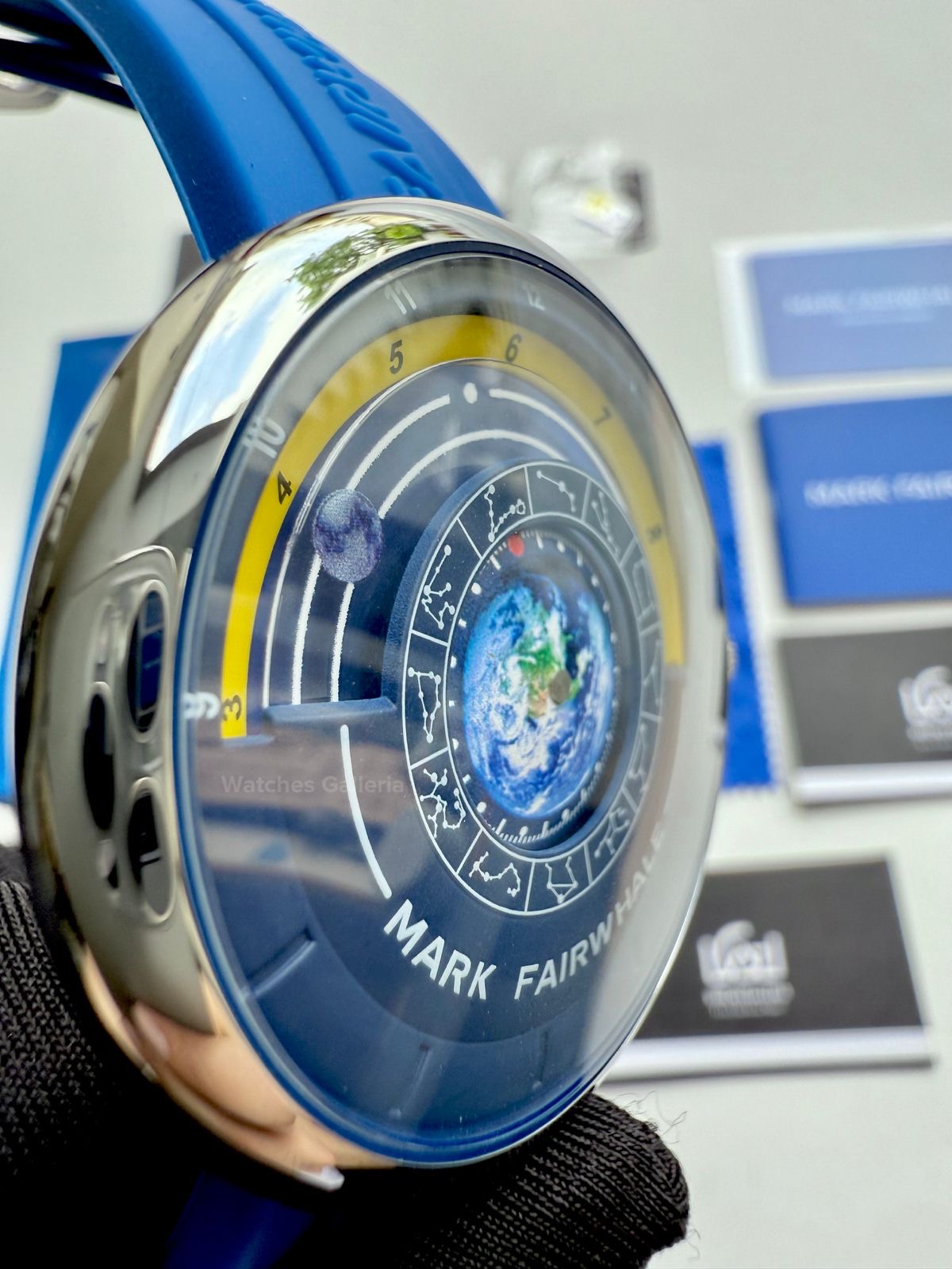 Mark Fairwhale Earth Planet Quartz (Blue) MFW5700 Watches Galleria © Copyrights All Right Reserved