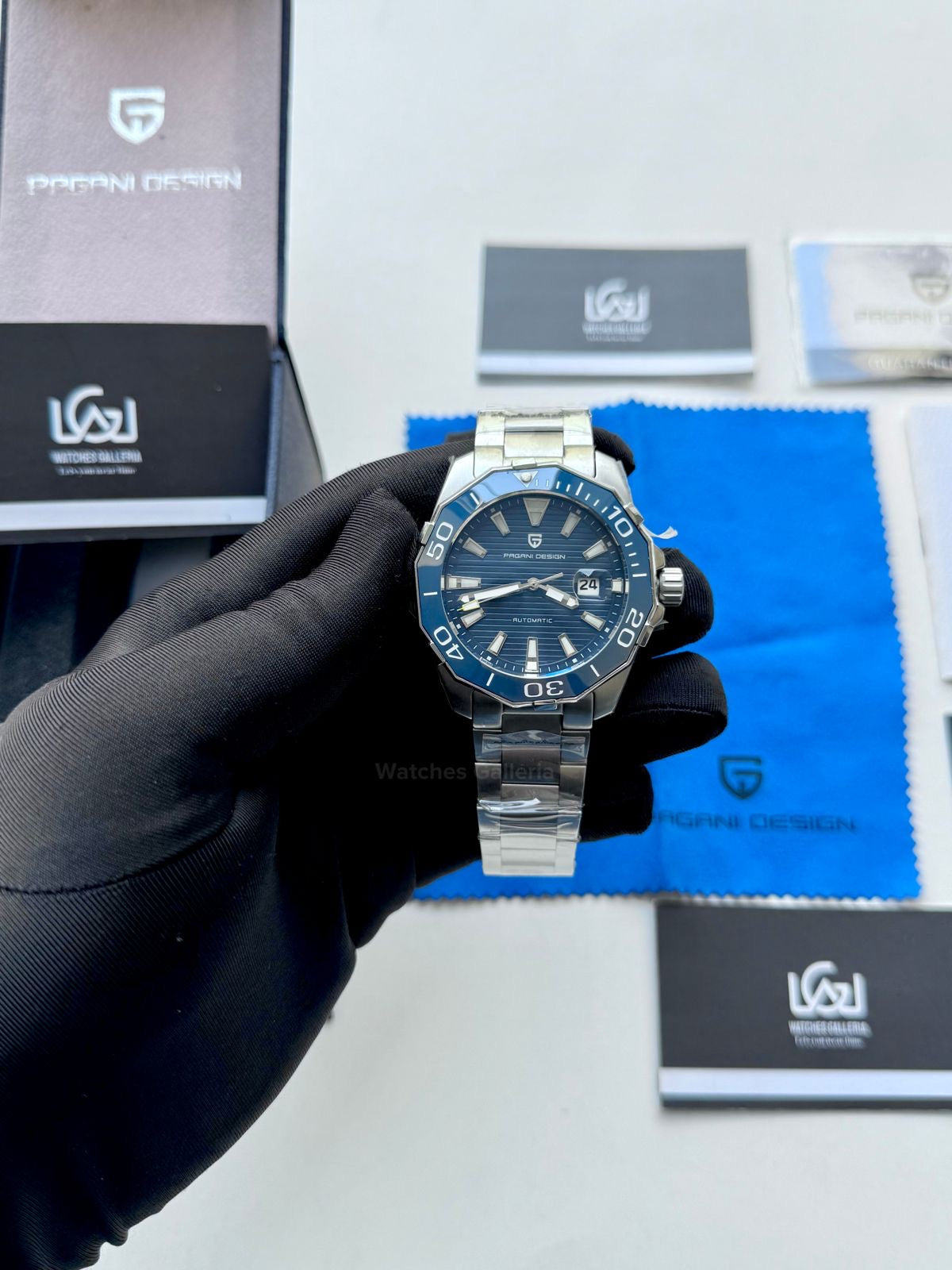 Pagani Design PD1617 Aquaracer Automatic (Blue) Pagani Design in Pakistan