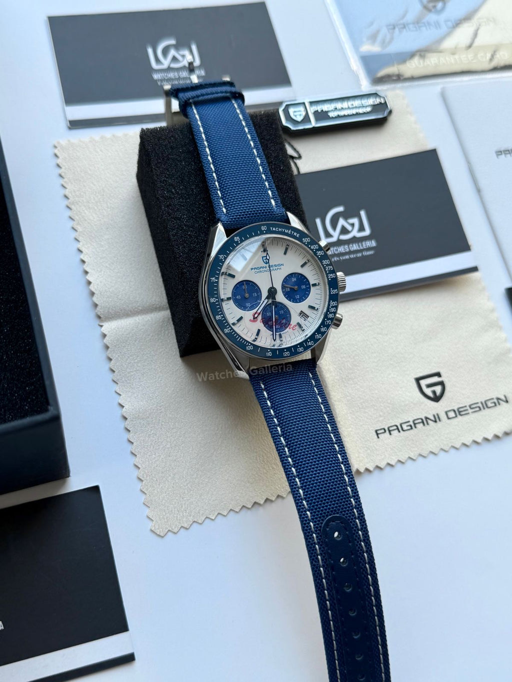Pagani Design PD1701 Speedmaster Moonwatch Blue 40mm Chronograph – Seiko VK63 Quartz | Sapphire Crystal | 100M WR