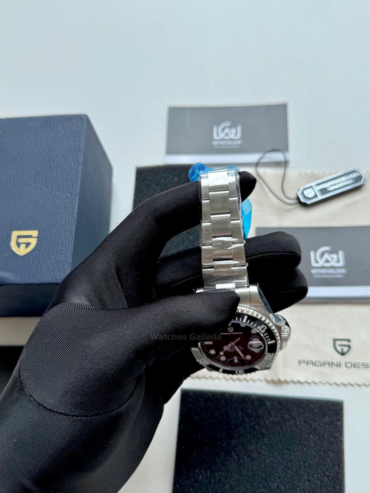 Pagani Design Submariner 43mm Automatic (Black Dial) PD1639 Watches Galleria