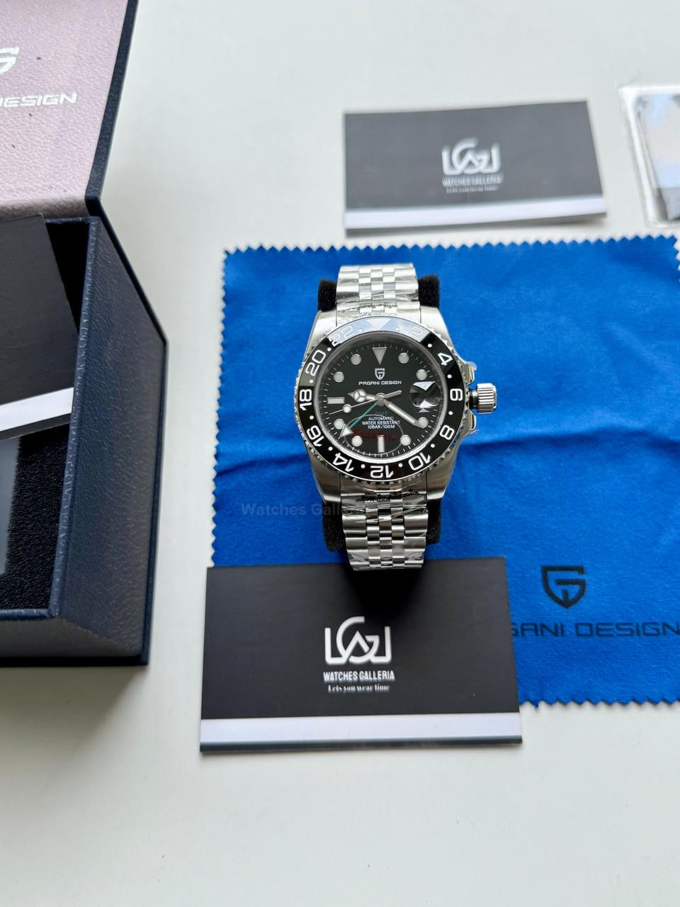 Pagani Design PD1662 GMT Master II Jubilee Edition Automatic (All Black) Pagani Design in Pakistan