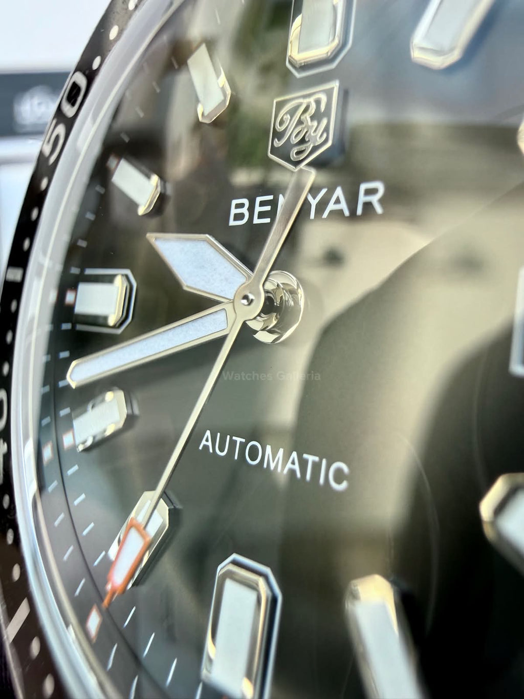 Benyar BY5211 Turtle Automatic Black Dial Luxury Men’s Watch in Pakistan – Stainless Steel Automatic Watch