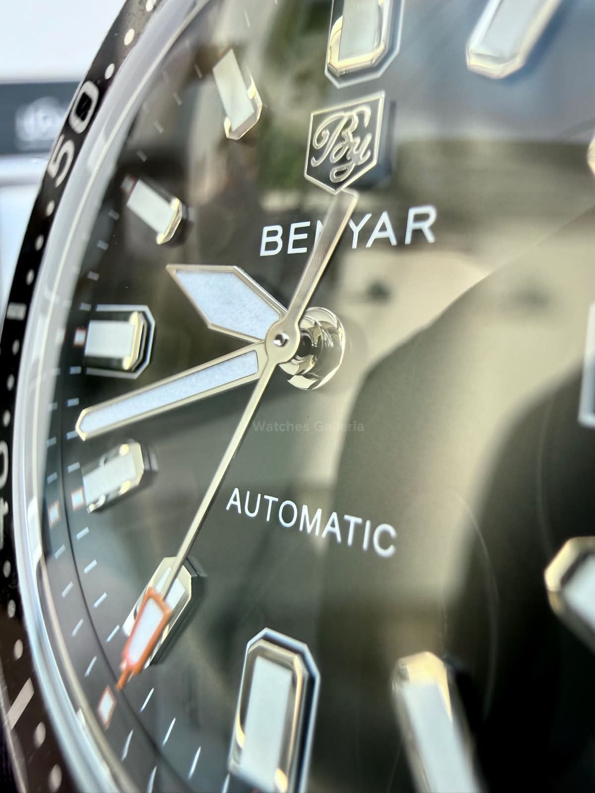 Benyar BY5211 Turtle Automatic Black Dial Luxury Men’s Watch in Pakistan – Stainless Steel Automatic Watch