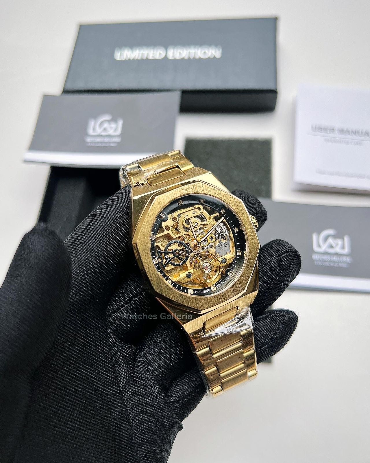 Forsining Royal Oak Skeleton Automatic (Gold) TM375G