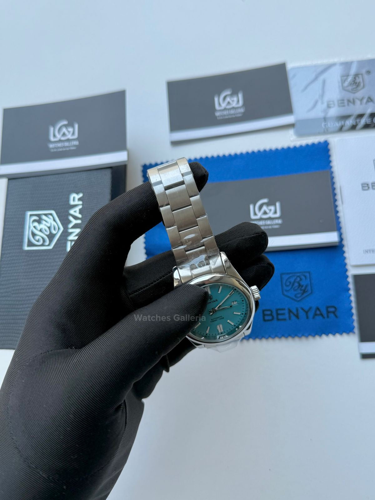 Benyar Oyster Perpetual Automatic (Tifanny Blue) BY5185 Watches Galleria