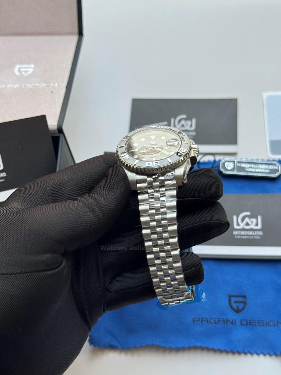 Pagani Design PD1651 YachtMaster Deep Sea 40mm Automatic – Seiko NH35A Japan Movement | Sapphire Crystal | 100M WR | Jubilee/Oyster Bracelet