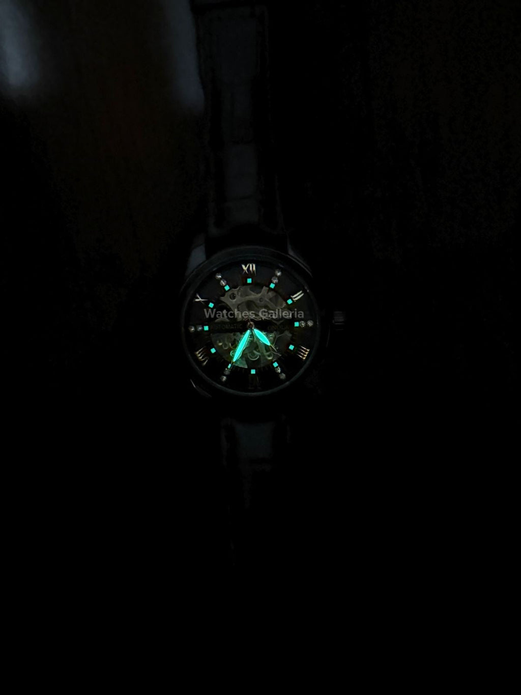 Onola Skeleton Watch Automatic (Black) ON3861 Watches Galleria