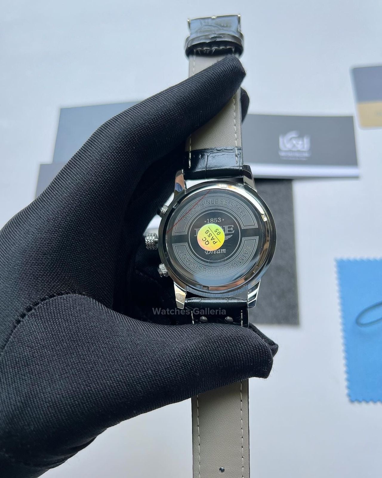 Lige Classic Moonphase (Black) LG8953 Watches Galleria
