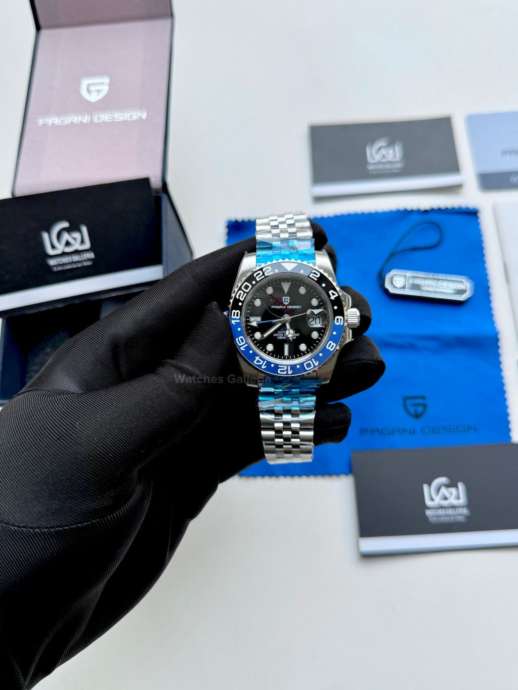 Pagani Design GMT Master II Automatic (Batgirl) Pearl DG5833 PD1662