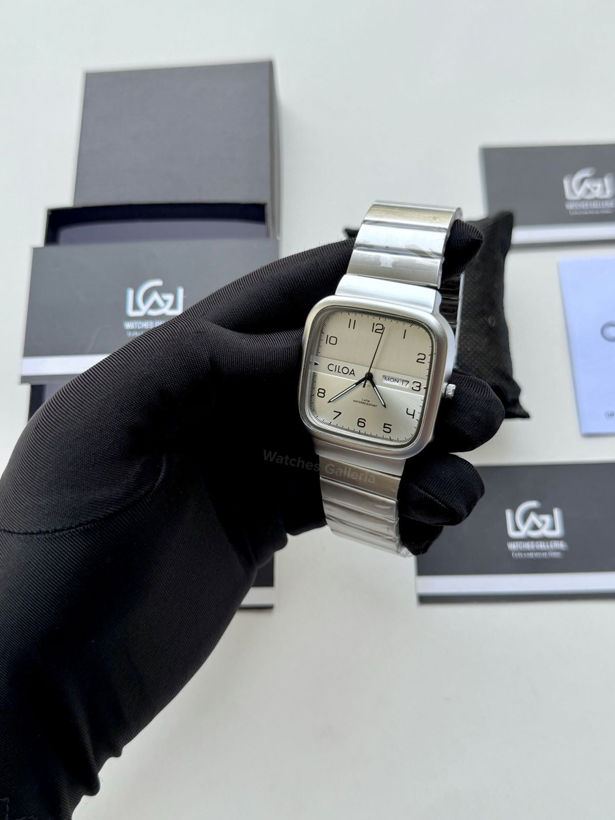 Ciloa Watch 141 TV Style Watch (Silver) | TV Style Watch | Ciloa Watch Pakistan