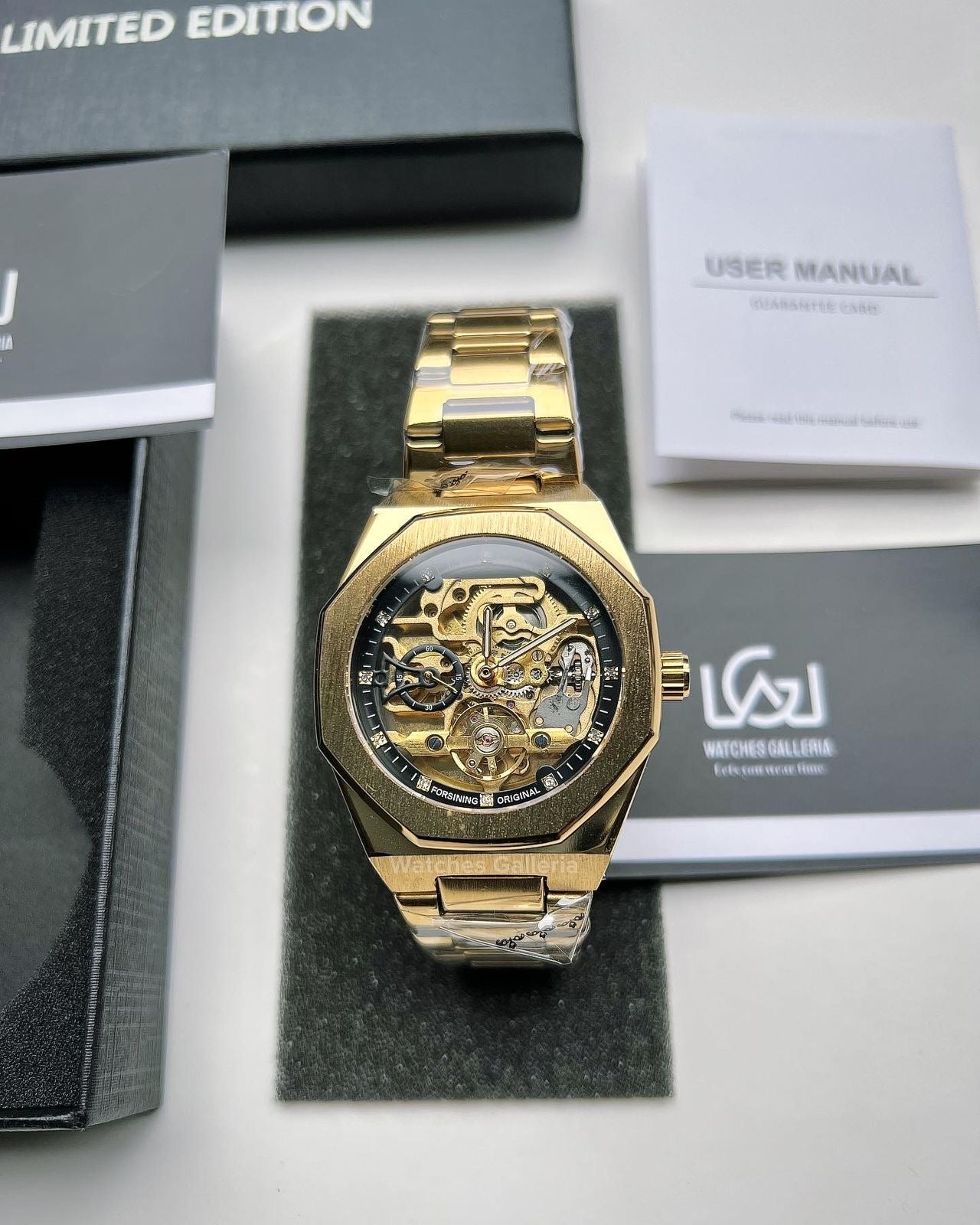 Forsining Royal Oak Skeleton Automatic (Gold) TM375G