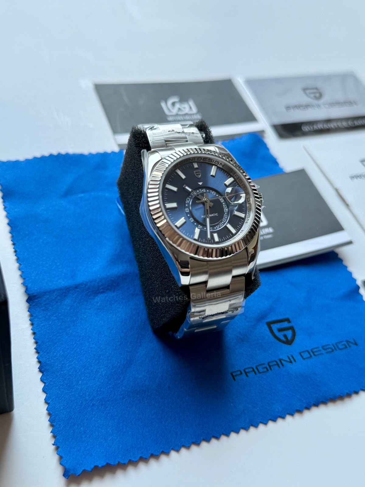 Pagani Design PD1888 Sky Dweller Oyster Blue Automatic GMT Watch for Men Sapphire Crystal Original Pagani Design Watch Pakistan