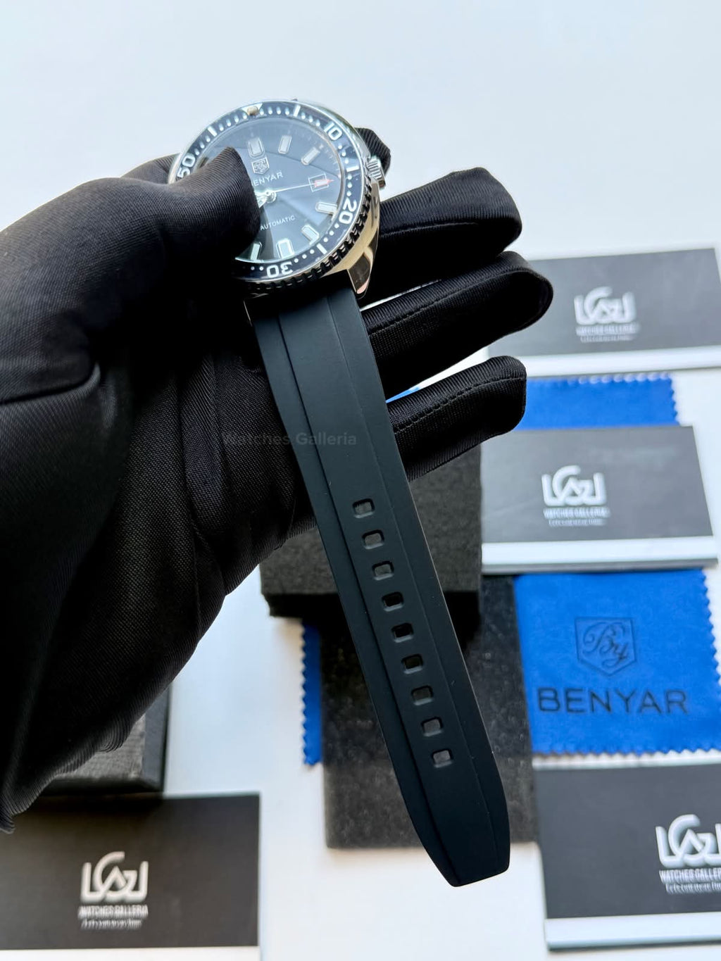 Benyar BY5211 Turtle Automatic Black Dial Luxury Men’s Watch in Pakistan – Stainless Steel Automatic Watch