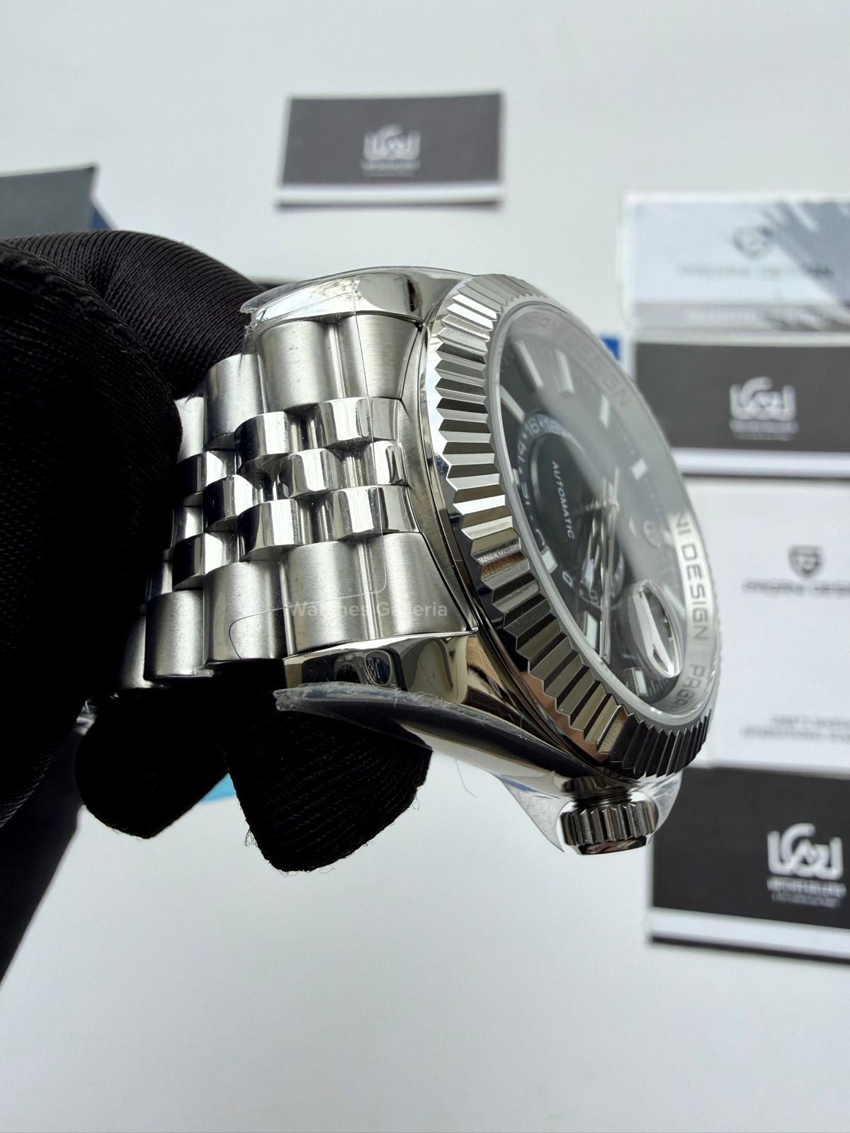 Pagani Design PD1888 Black Sky Dweller Black 40mm – First Time in Pakistan | Limited Edition Automatic GMT Watch