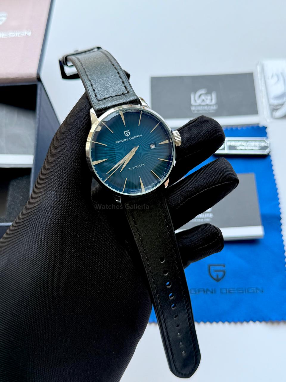 Pagani Design PD2770 Cocktail Automatic Watch Blue Black Dial – Luxury Men’s Mechanical Dress Watch in Pakistan | Watches Galleria