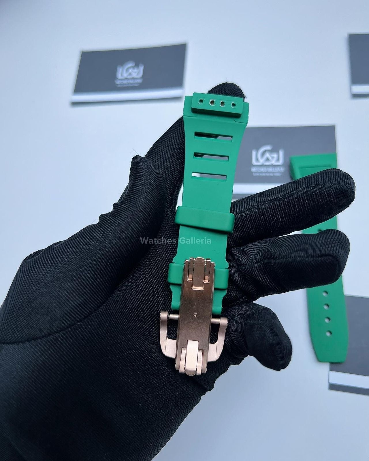 Apple Watch Tonneau Modification Kit Rubber Straps (Green) APB1621 44mm 45mm