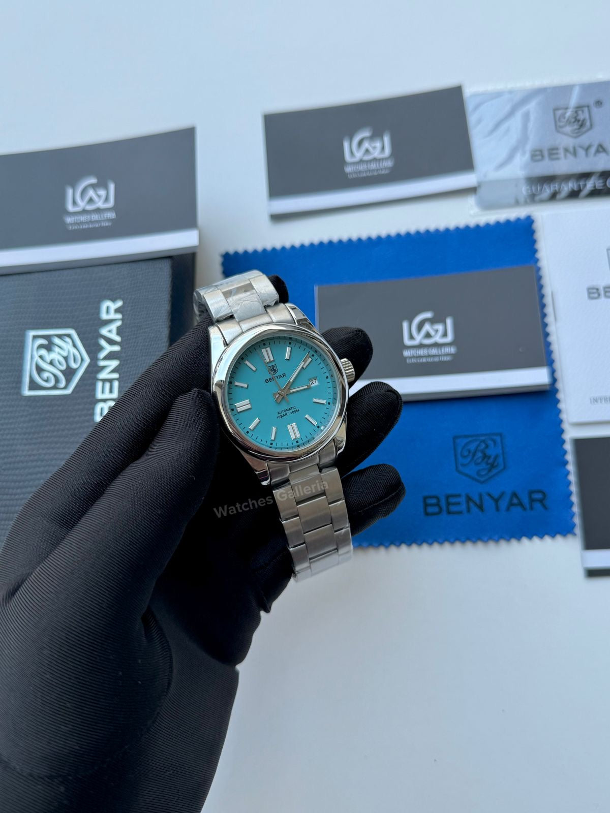 Benyar Oyster Perpetual Automatic (Tifanny Blue) BY5185 Watches Galleria