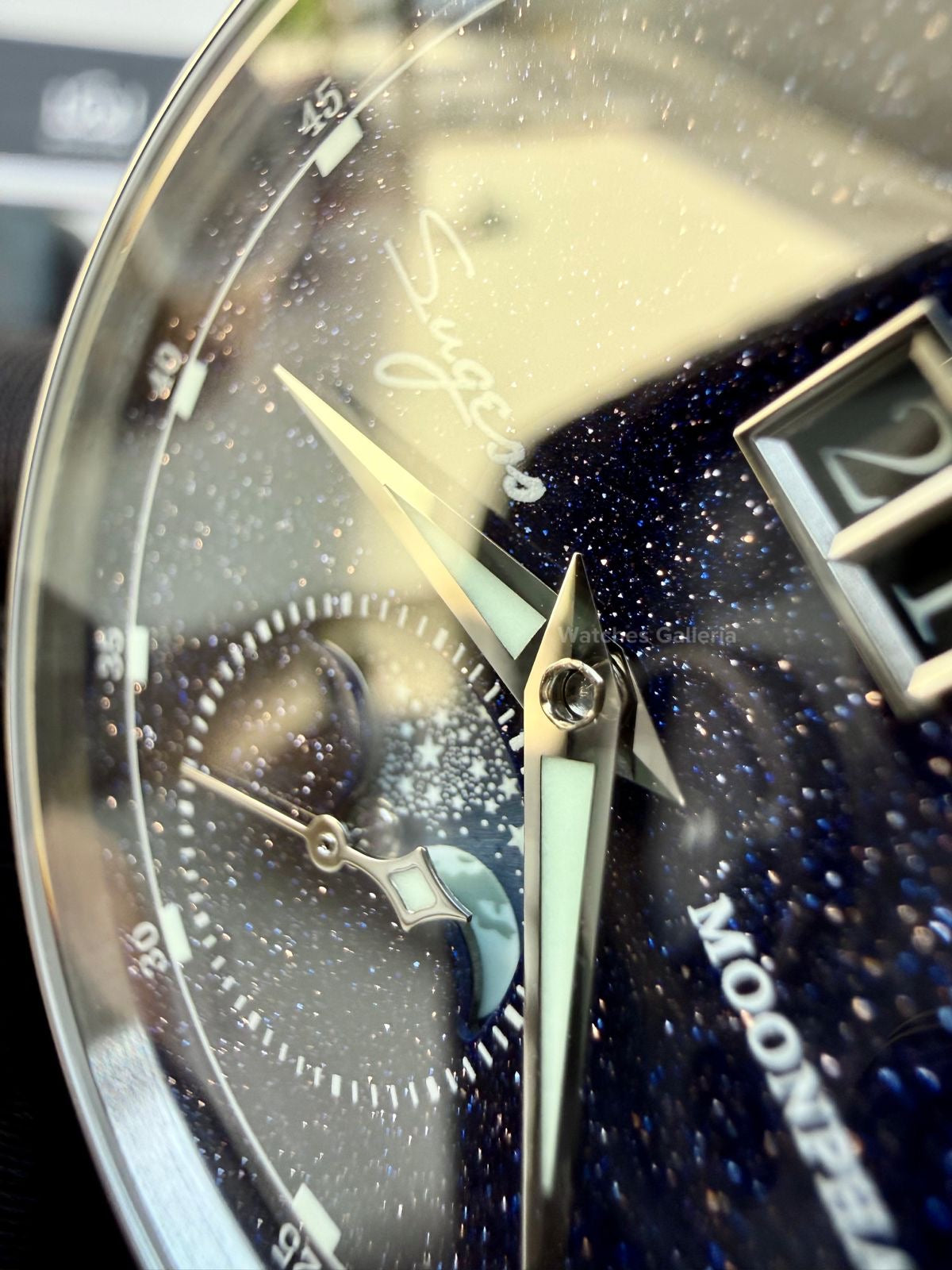 Sugess S401B Oyster Moonphase Watch in Pakistan – Luxury Men’s Automatic Mechanical Watch with Starry Sky Dial