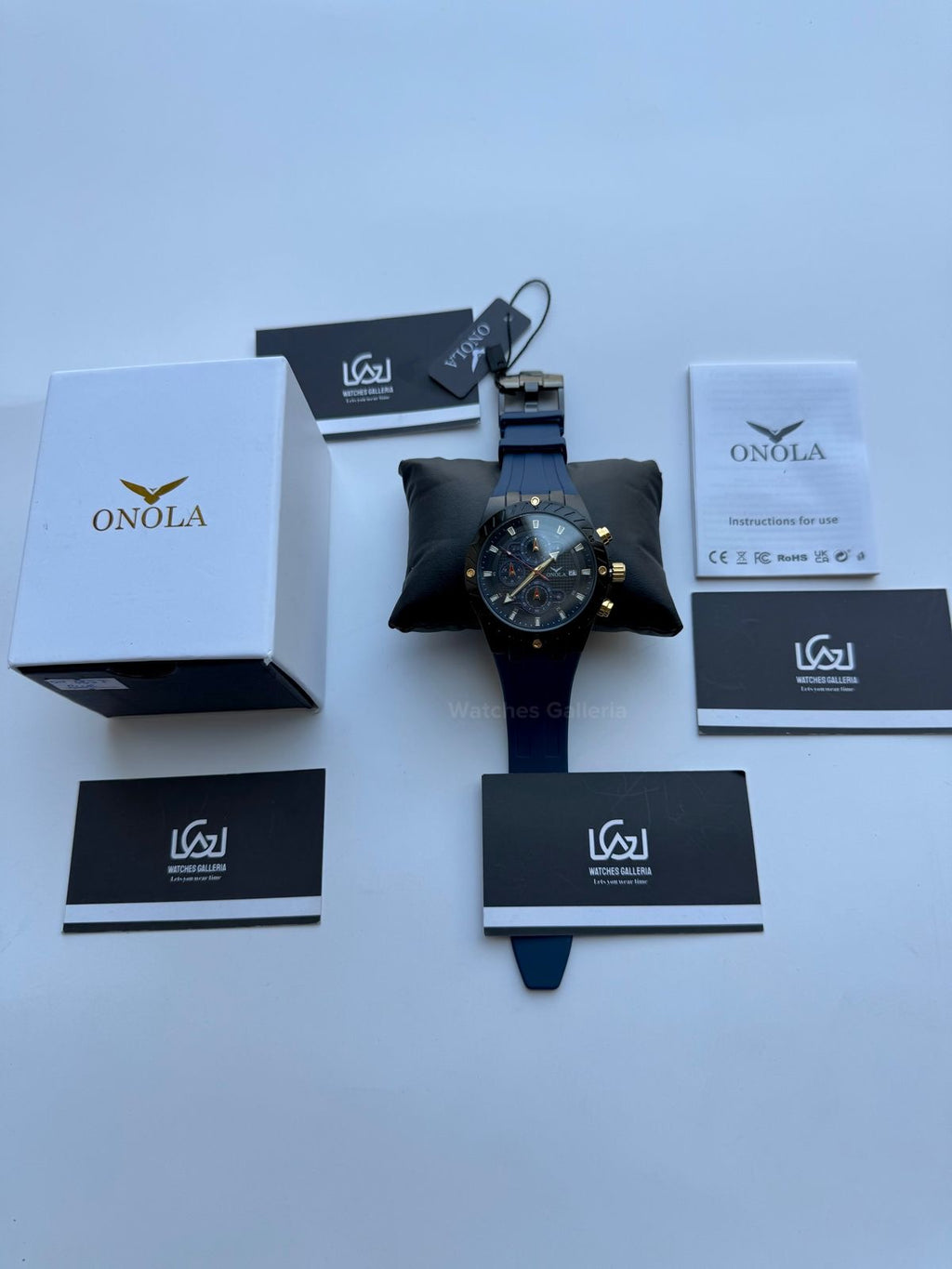 Onola 6857 Offshore Chronograph Blue 46mm Quartz – Royal Oak Offshore Design