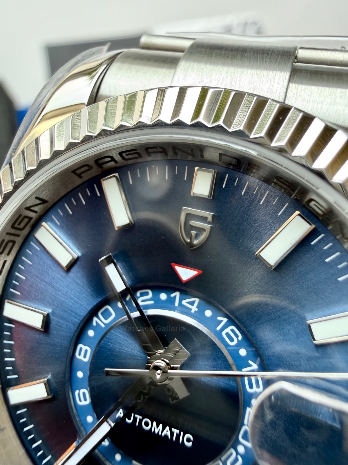 Pagani Design PD1888 Sky Dweller Oyster Blue Automatic GMT Watch for Men Sapphire Crystal Original Pagani Design Watch Pakistan