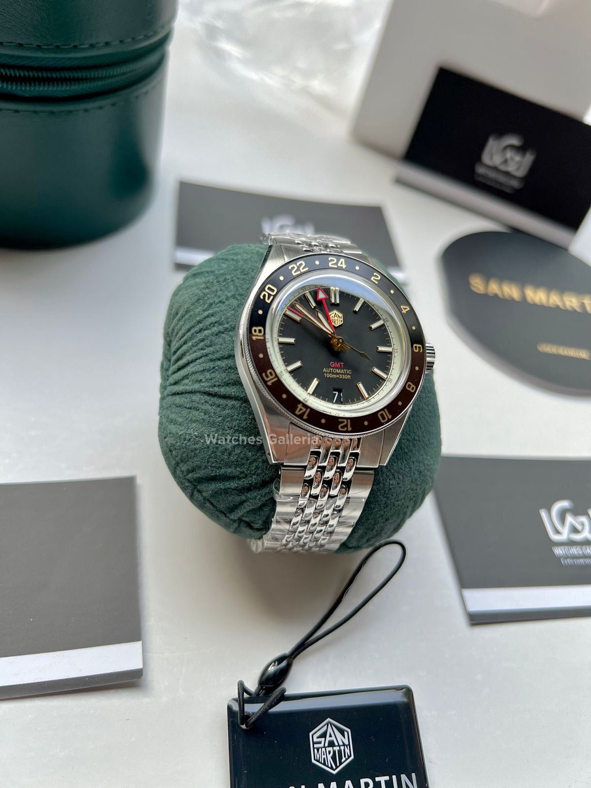San Martin GMT RootBeer Automatic SN0116 Watches Galleria