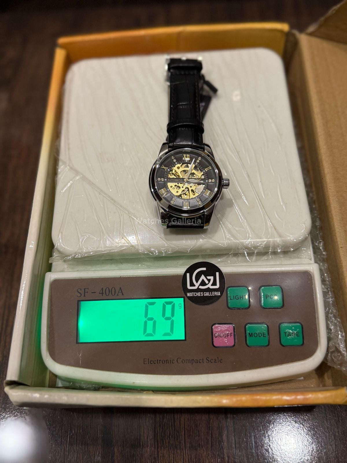 Onola Skeleton Watch Automatic (Silver/Black) ON3861 Watches Galleria