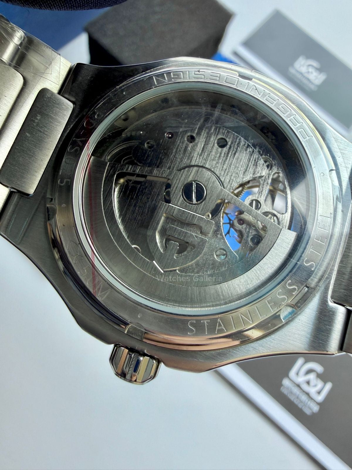 Pagani Design PDys025 Nautilus Flywheel Blue 42mm Automatic – Sapphire Glass | Skeleton Dial | Exhibition Back