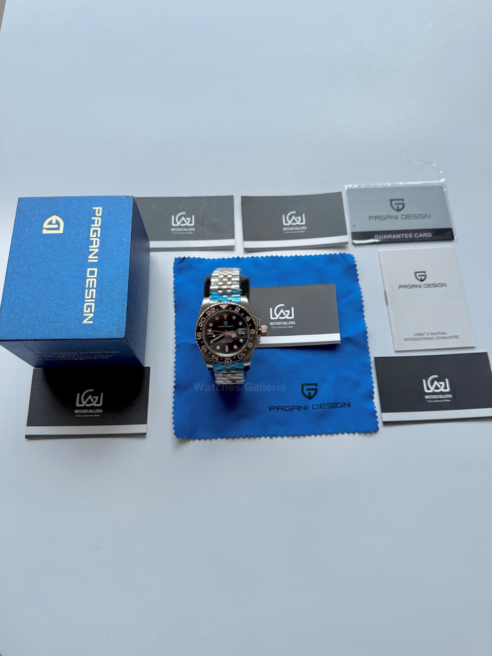 Pagani Design PD1662 GMT Master II Rootbeer Jubilee Limited Edition Automatic Watch | DG5833 GMT | Sapphire Crystal | 100M Waterproof | Pakistan